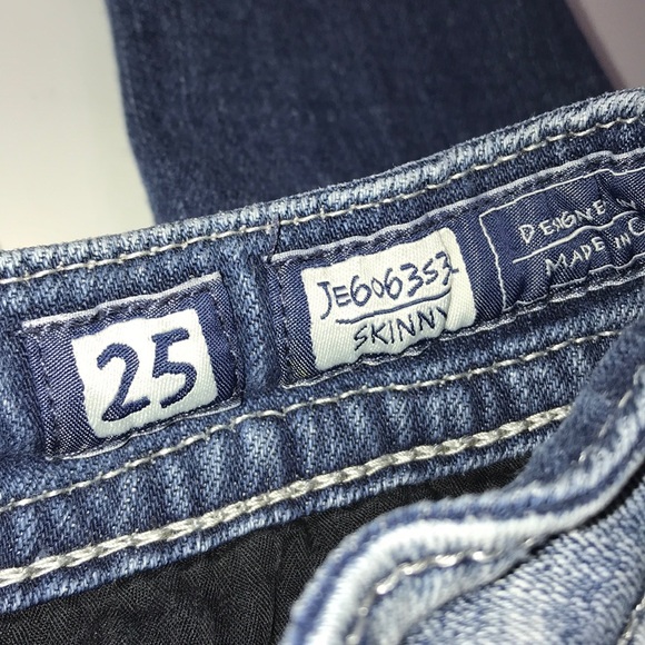 Miss Me Jeans Size Women’s 25 JE606353L Rhinestone - Picture 3 of 8